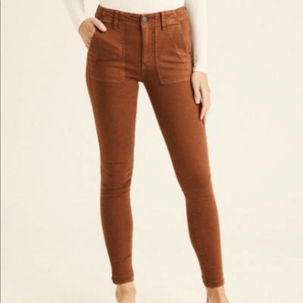 American Eagle Outfitters brown high rise jeggings